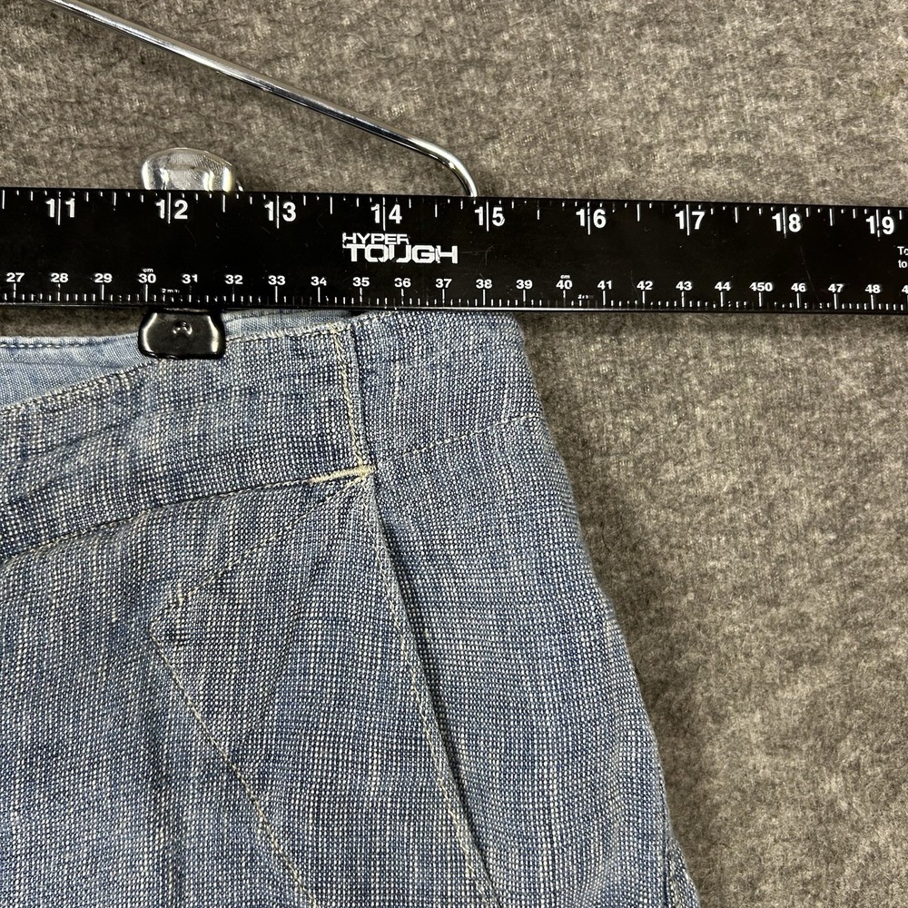 RRL Double RL Shorts Mens 30 Blue 100% Linen 8" inseam - Picture 5 of 13